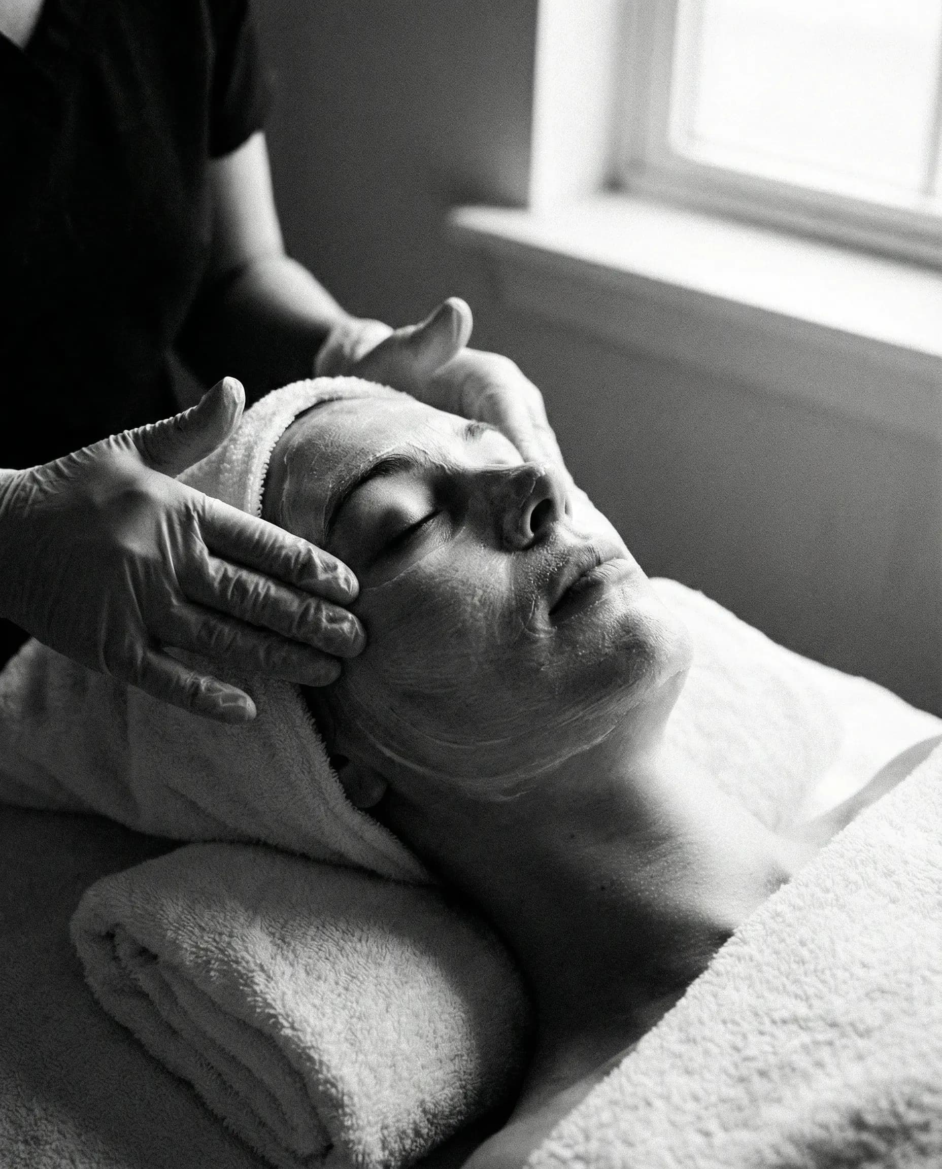 Healthcare professional with patient